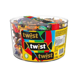 Sjokolade TWIST sylinder 1,5kg