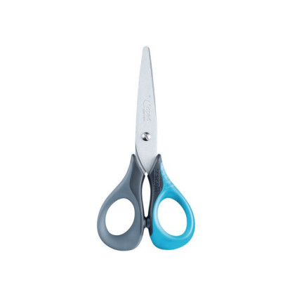 Saks MAPED barn 13cm softgrip blå/grå