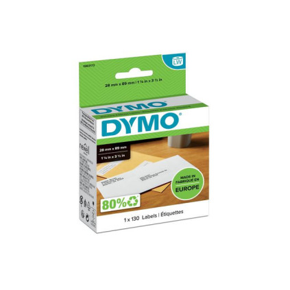 Etikett DYMO Adresse 28x89mm (130)