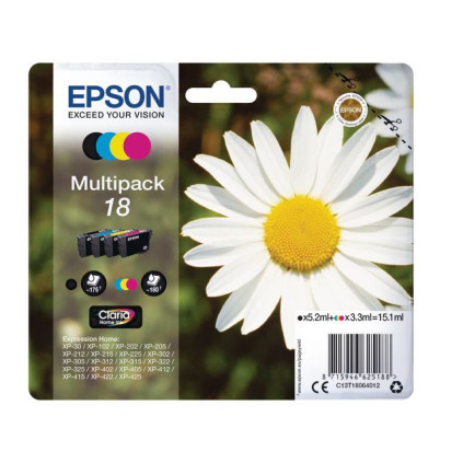 Blekk EPSON 18 C13T18064022 CMYK (4)