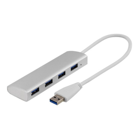 Kabel DELTACO USB 3.0 HUB 4xA 0,3m