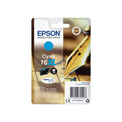 Blekk EPSON 16XL C13T16324012 cyan