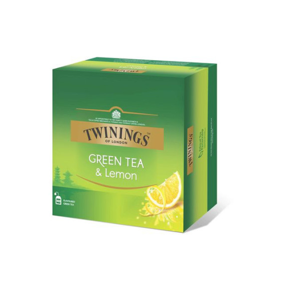 Te TWININGS Grønn te med sitron (100)