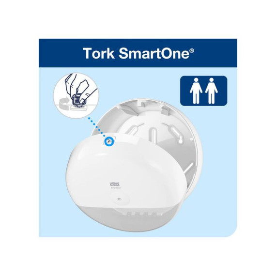Dispenser TORK SmartOne Toalett T8 hvit