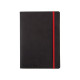 Skrivebok OXFORD Black n´Red soft A5 lin