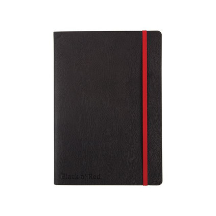 Skrivebok OXFORD Black n´Red soft A5 lin