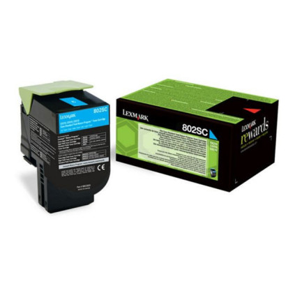 Toner Lexmark CX310dn 80C2SCE  blå