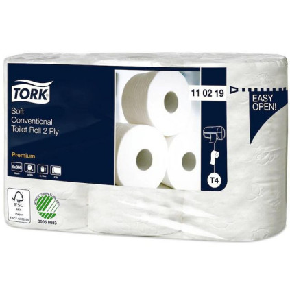 Toalettpapir TORK 2L myk T4 50,4m (6)