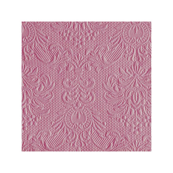 Serviett EDELWEISS 25cm lys rosa (15)