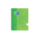 Notatbok OXFORD Touch A5+ 90g lin grønn