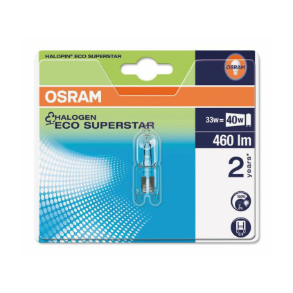 Lyspære OSRAM halopin 33W G9