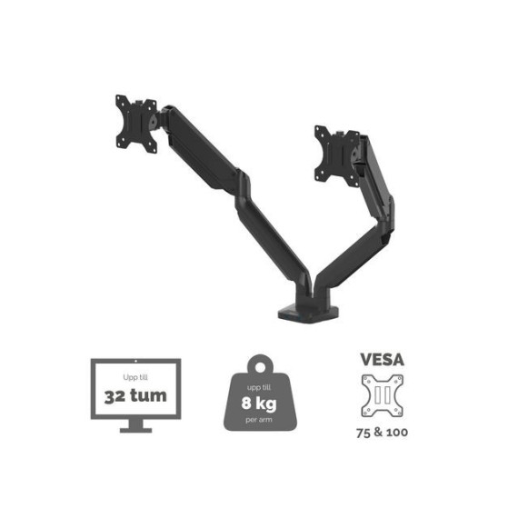 Skjermarm FELLOWES dual