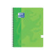 Notatbok OXFORD Touch A4+ 90g lin grønn