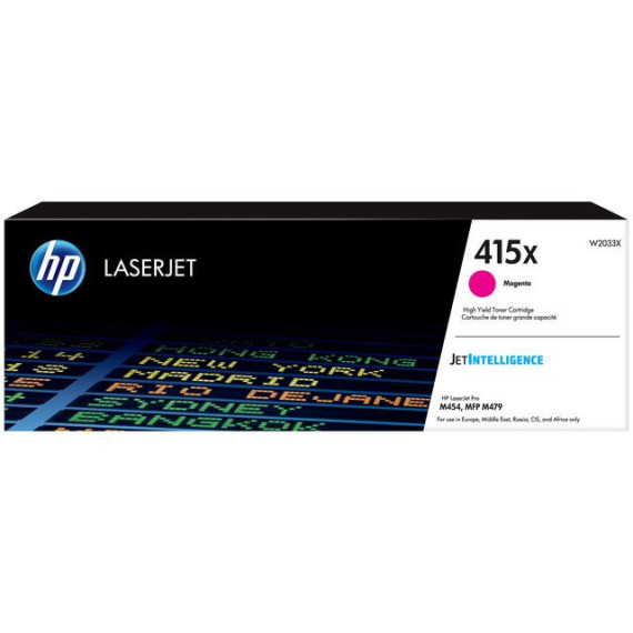 Toner HP W2033X 415X magenta