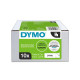 Tape DYMO D1 9mm x 7m sort/hvit (10)