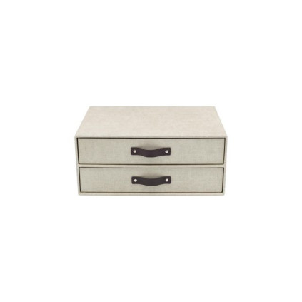 Skuffekabinett BIGSO Birger A4 2 sk. li