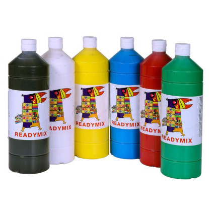 Maling READYMIX 1L x 6 assortert