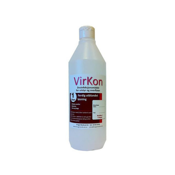 Blandeflaske Virkon 1 liter