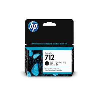 Blekk HP 712 3ED70A Sort