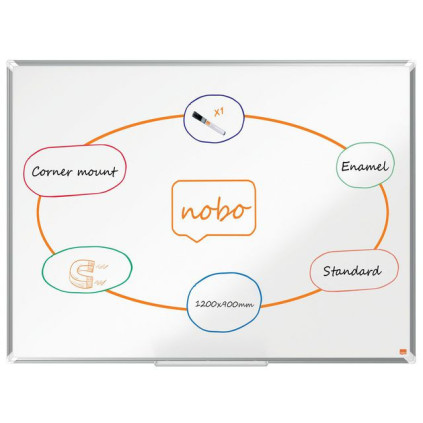 Whiteboard NOBO PremiumP emalje 120x90cm