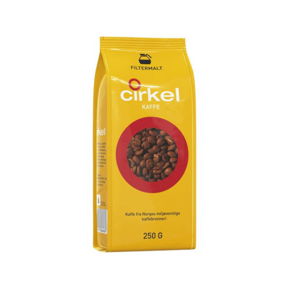 Kaffe CIRKEL filtermalt 250g
