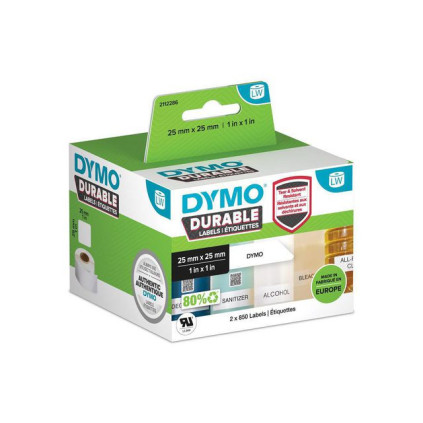 Etikett DYMO Durable 25mm x 25mm (1700)