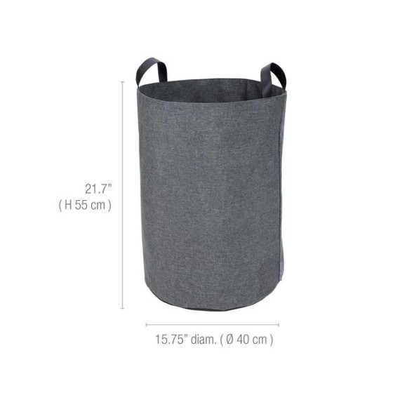 Oppbevaringspose BIGSO soft L grå