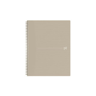 Notatbok OXFORD Origins A4+ rut 90g sand