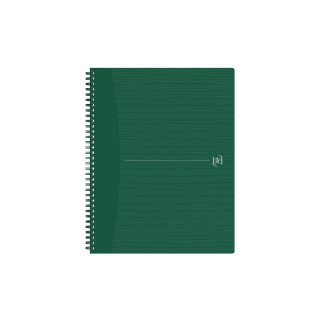 Notatbok OXFORD Origins A4+ rut 90g grøn