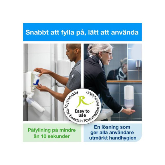 Såpe TORK Antimikrobiell Flyt. S4 1000ml