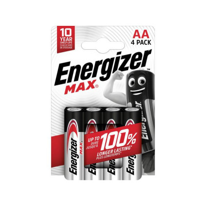 Batteri ENERGIZER Alka Max AA/LR6 (4)