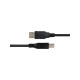 Kabel DELTACO USB 2.0 A/B 3m sort
