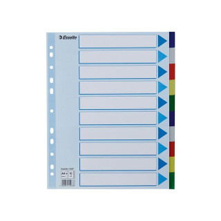 Skilleblad ESSELTE PP maxi A4 10-del 5frg