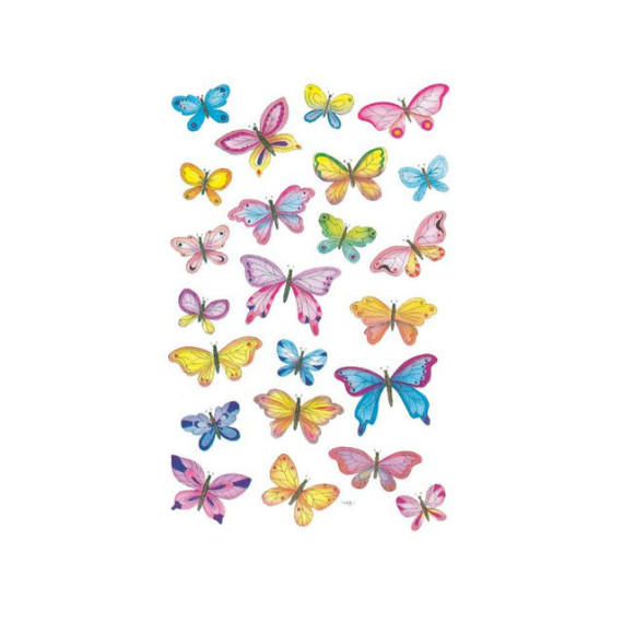 Etikett AVERY dekor sommerfugler (3)