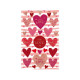 Etikett AVERY dekor hjerter love