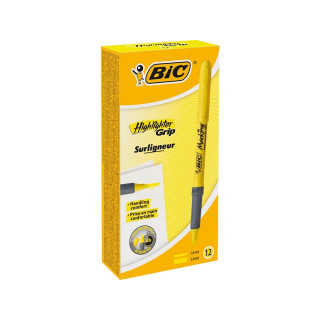 Tekstmarker BIC Highlighter Grip gul