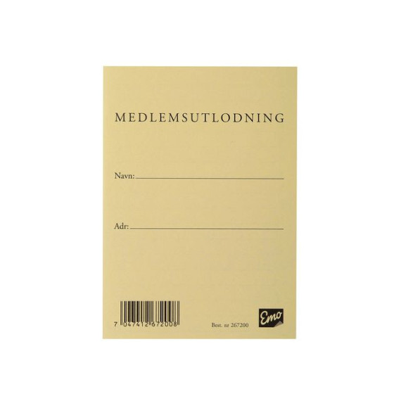 Loddbok EMO medlemsutlodning 1-50