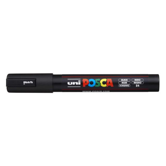 Paintmarker UNI Posca PC-5M sort