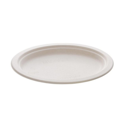 Tallerken bagasse oval 19x26cm (50)