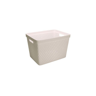 Oppbevaringskurv Star 19L beige