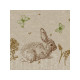 Serviett Cute Bunny 3L 33x33cm(25)