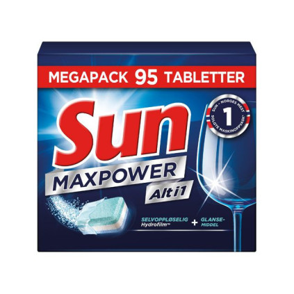 Maskinoppvask SUN Alt i 1 MaxPower (95)