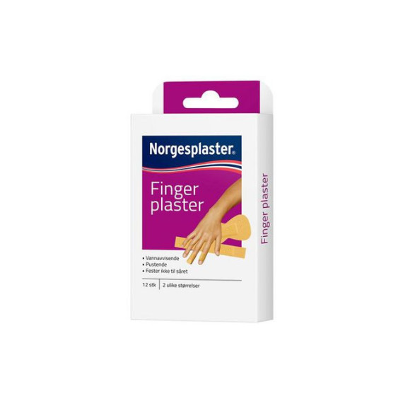 Plaster NORGESPLASTER Finger 2strl (12)