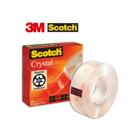 Tape SCOTCH Crystal 600 19mmx33m