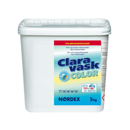 Tøyvask CLARA u/blekemiddel 5kg