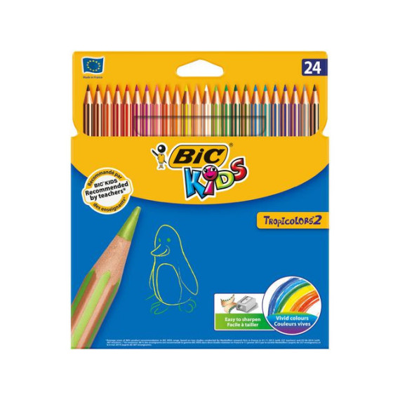 Fargeblyant BIC Tropicolor (24)