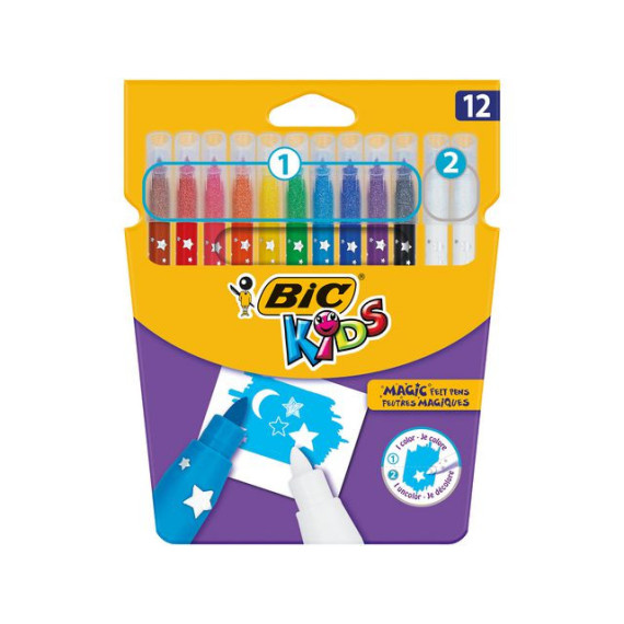 Fiberpenn BIC Kids Magic Felt Pens (12)