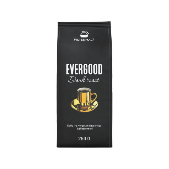 Kaffe EVERGOOD dark filtermalt 250g