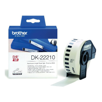 Etikett BROTHER DK-22210 29mmx30,48m hvi