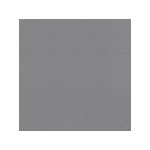 Serviett DUNI 3L 33cm granitt grå (125)